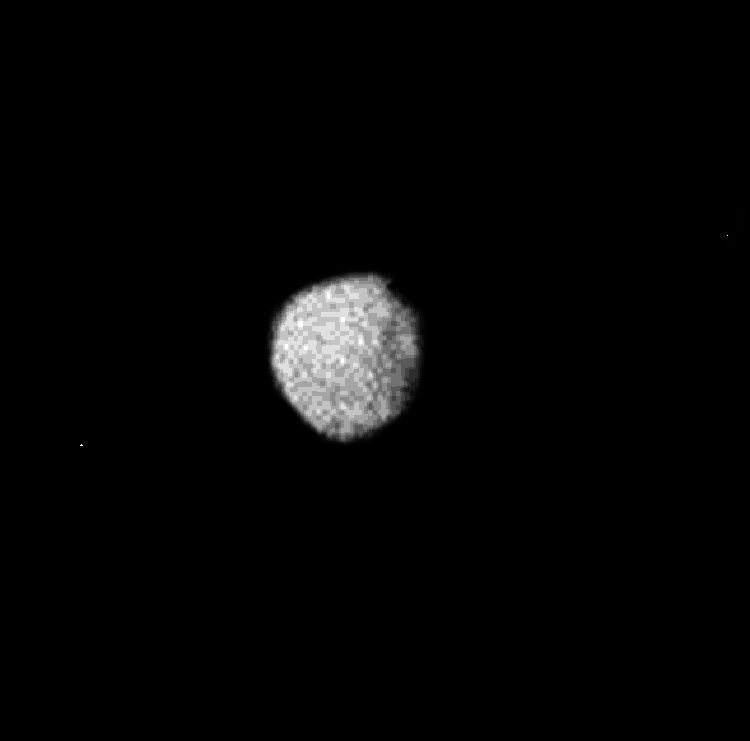 Voyager 2 image of Uranus moon Puck.