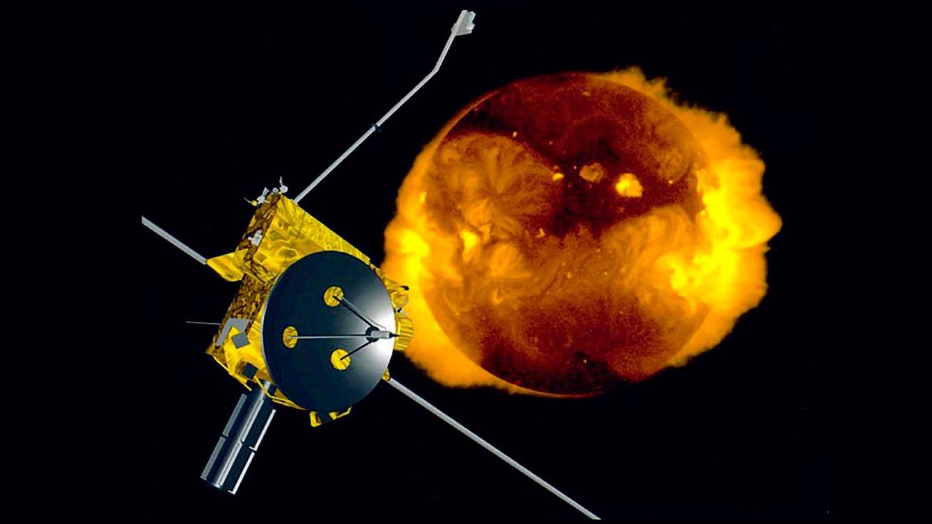 Artist's concept of Ulysses spacecraft.