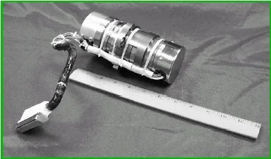 Photo of a rate sensor assembly which houses a gyroscope for the Hubble.