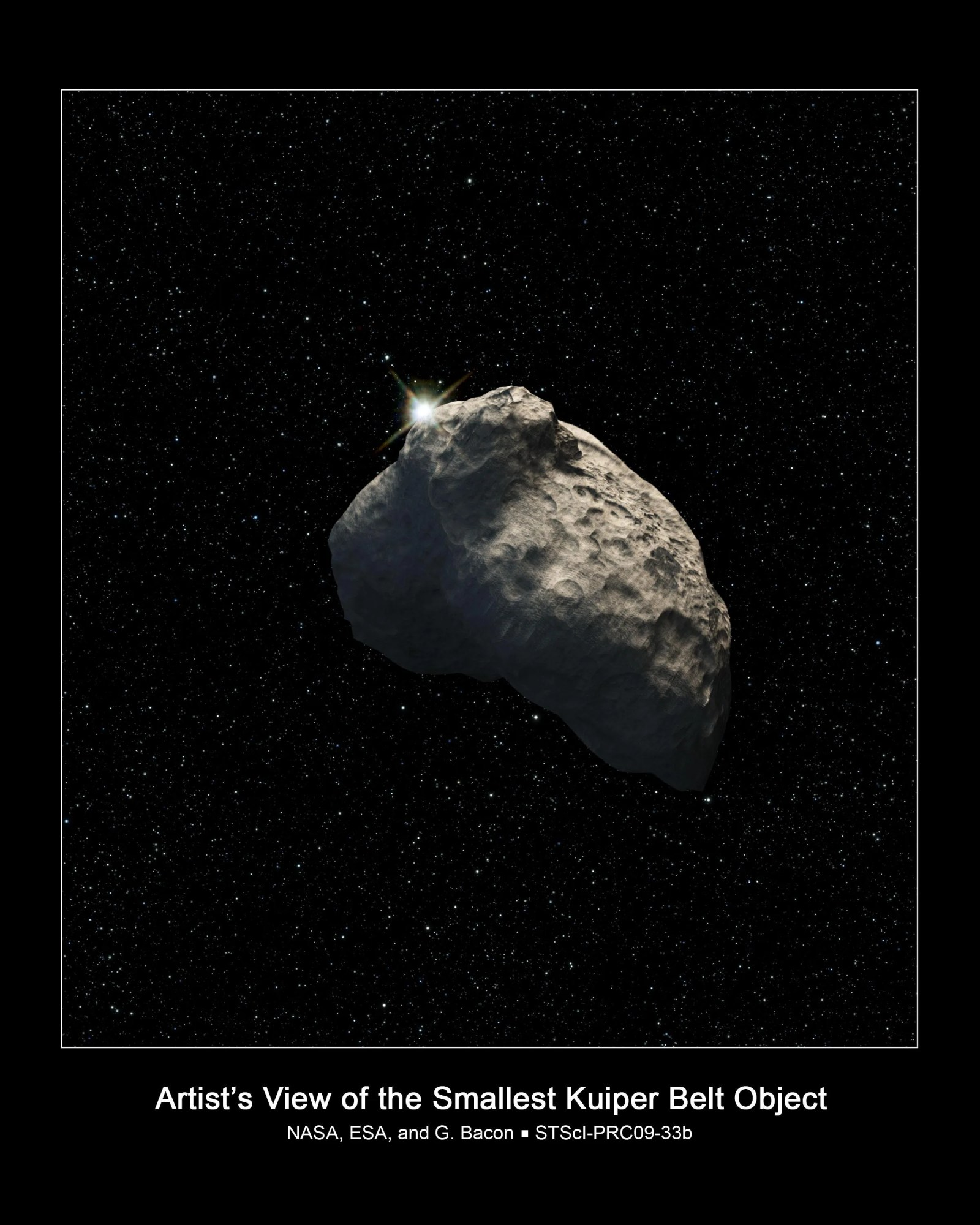 Hubble finds smallest kuiper belt object