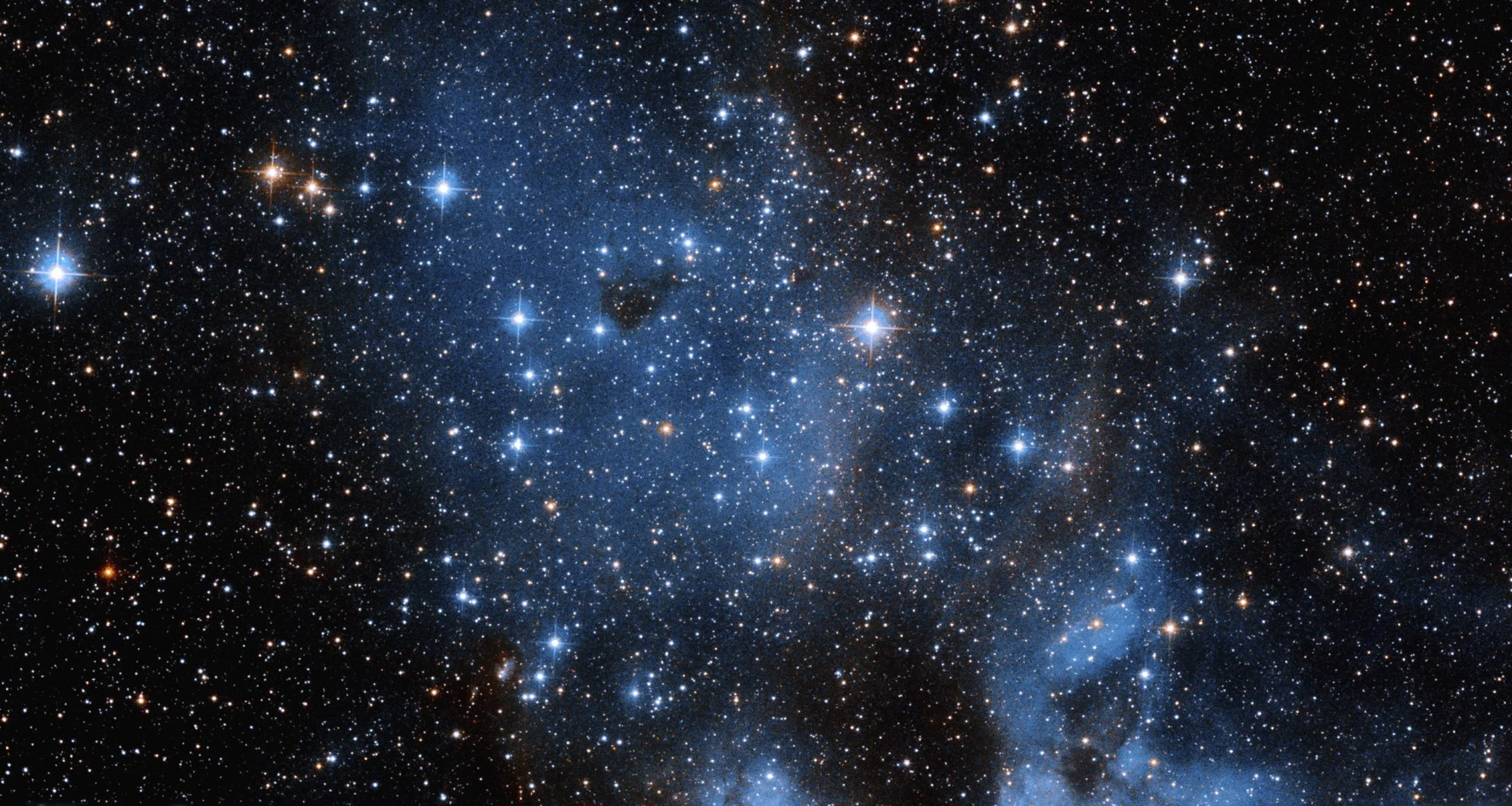 blue nebula hubble