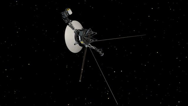 NASA’s Voyager 1 spacecraft, shown in this illustration