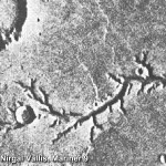 Image of ancient riverbed on Mars.