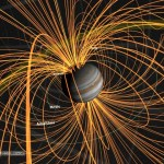 artist's visualization of Jupiter's Magnetosphere
