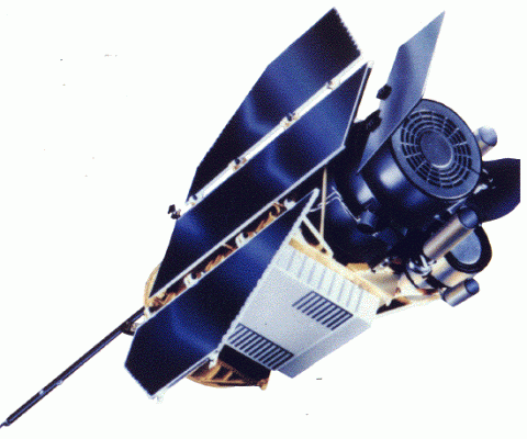 Image of the ROSAT spacecraft