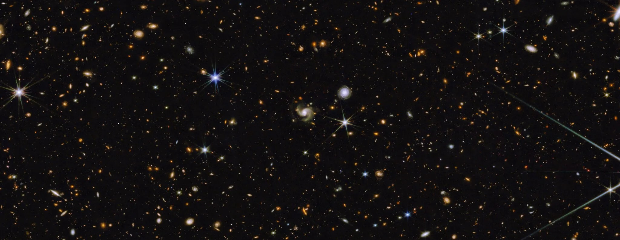 Webb Glimpses Field of Extragalactic PEARLS, Studded With Galactic Diamonds