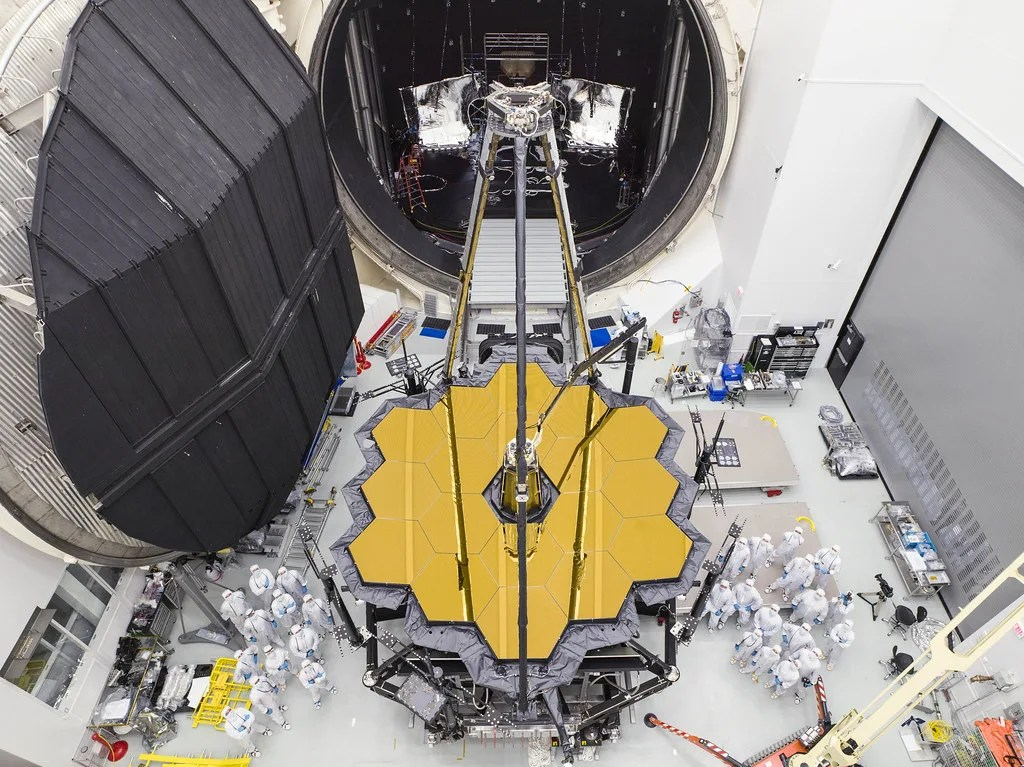 The OTIS out of cryovac chamber at NASA Johnson.