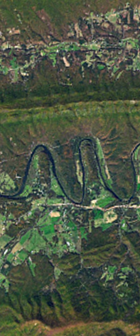 Shenandoah River · Virginia — Your Name in Landsat