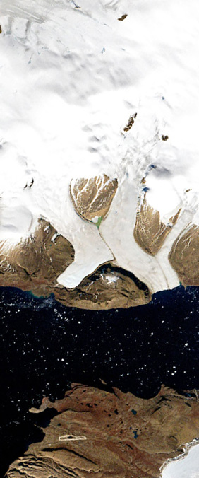 Wolstenholme Fjord · Greenland — Your Name in Landsat