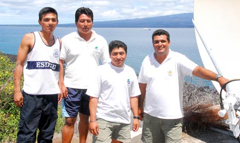 A special thanks to the men of the Galapagos National Park Service outpost.