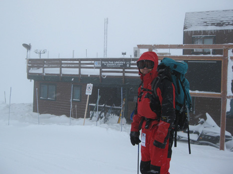 Ed Kim at Storm Peak
