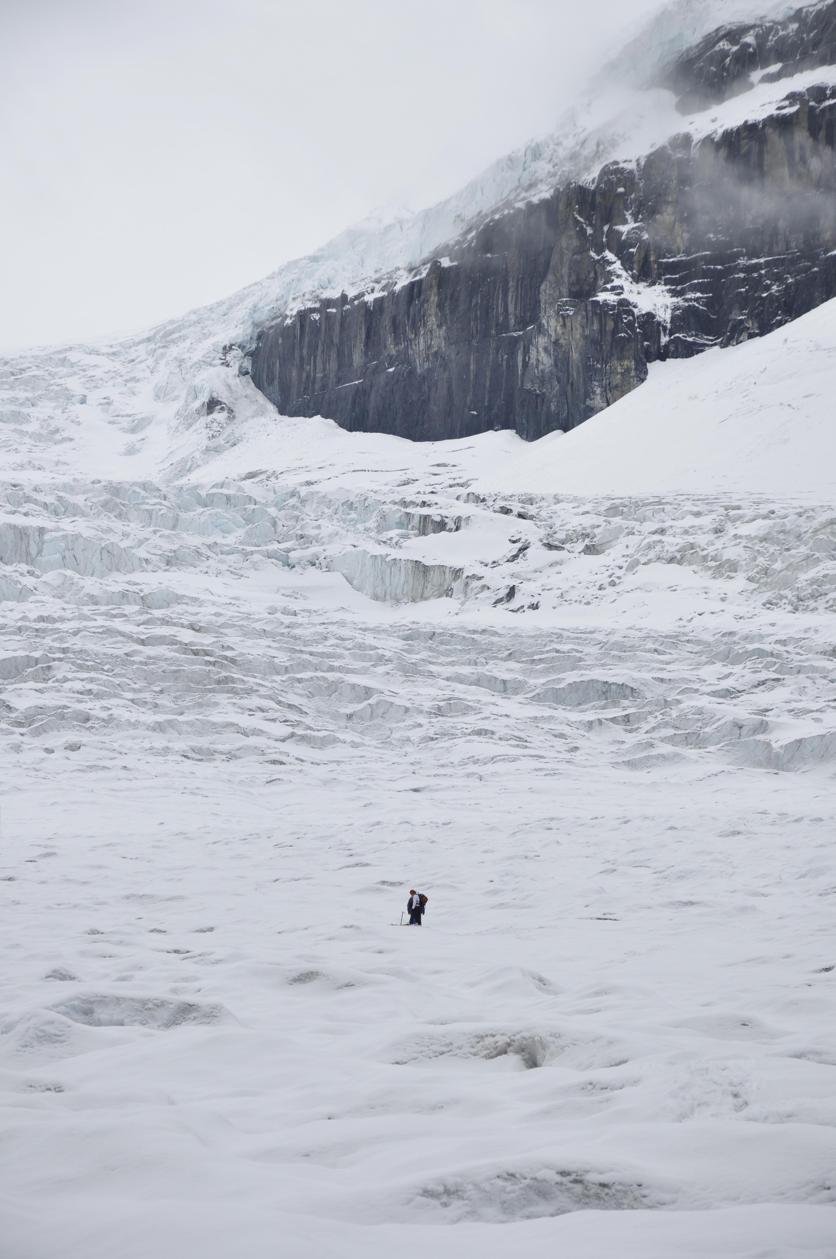 Jessica Williams, Randy Skinner, and Summer Rupper look for the “perfect” spot to drill a core.