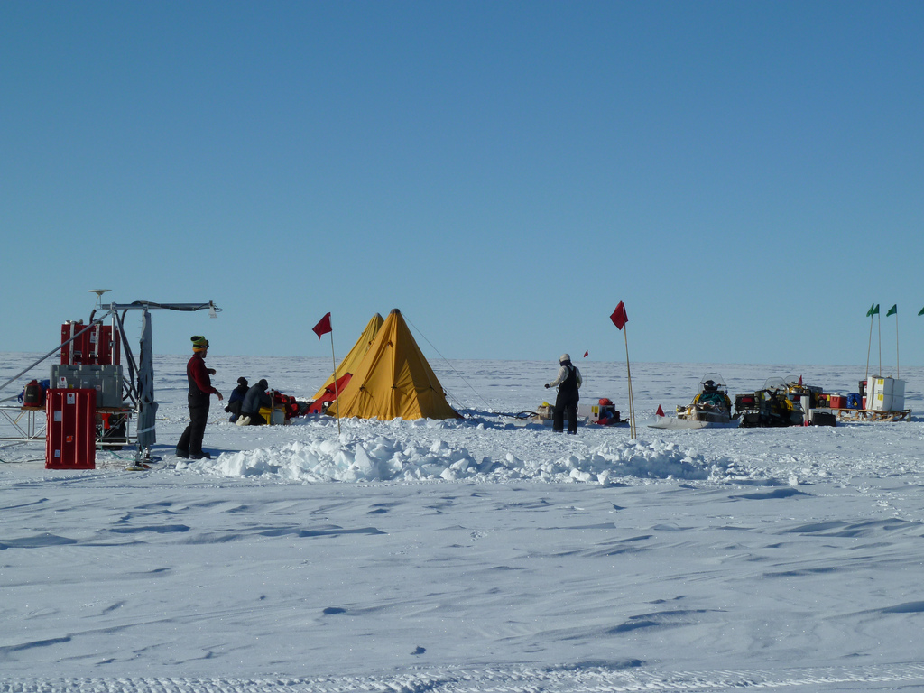 Camping on the Ice