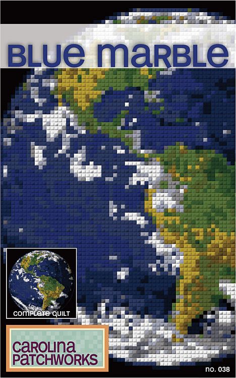 Blue Marble Quilt Pattern