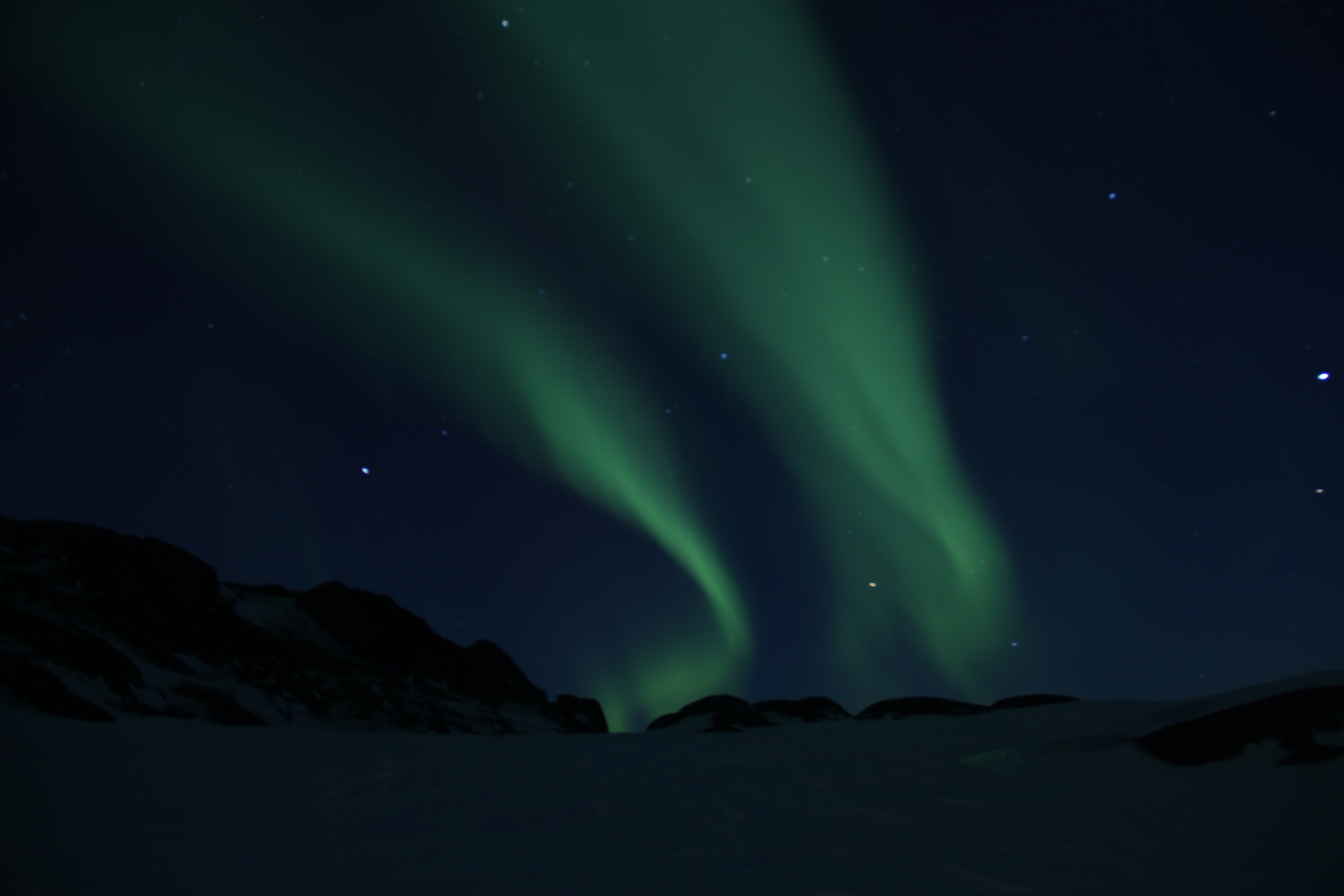 The northern lights (Aurora) never got old and were out almost every night.