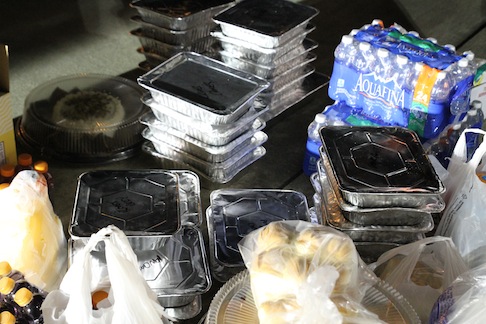 Flying Air Force is Bring Your Own Food. Credit: NASA / Michael Starobin 