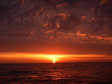 First sunset photo by Mike Novak