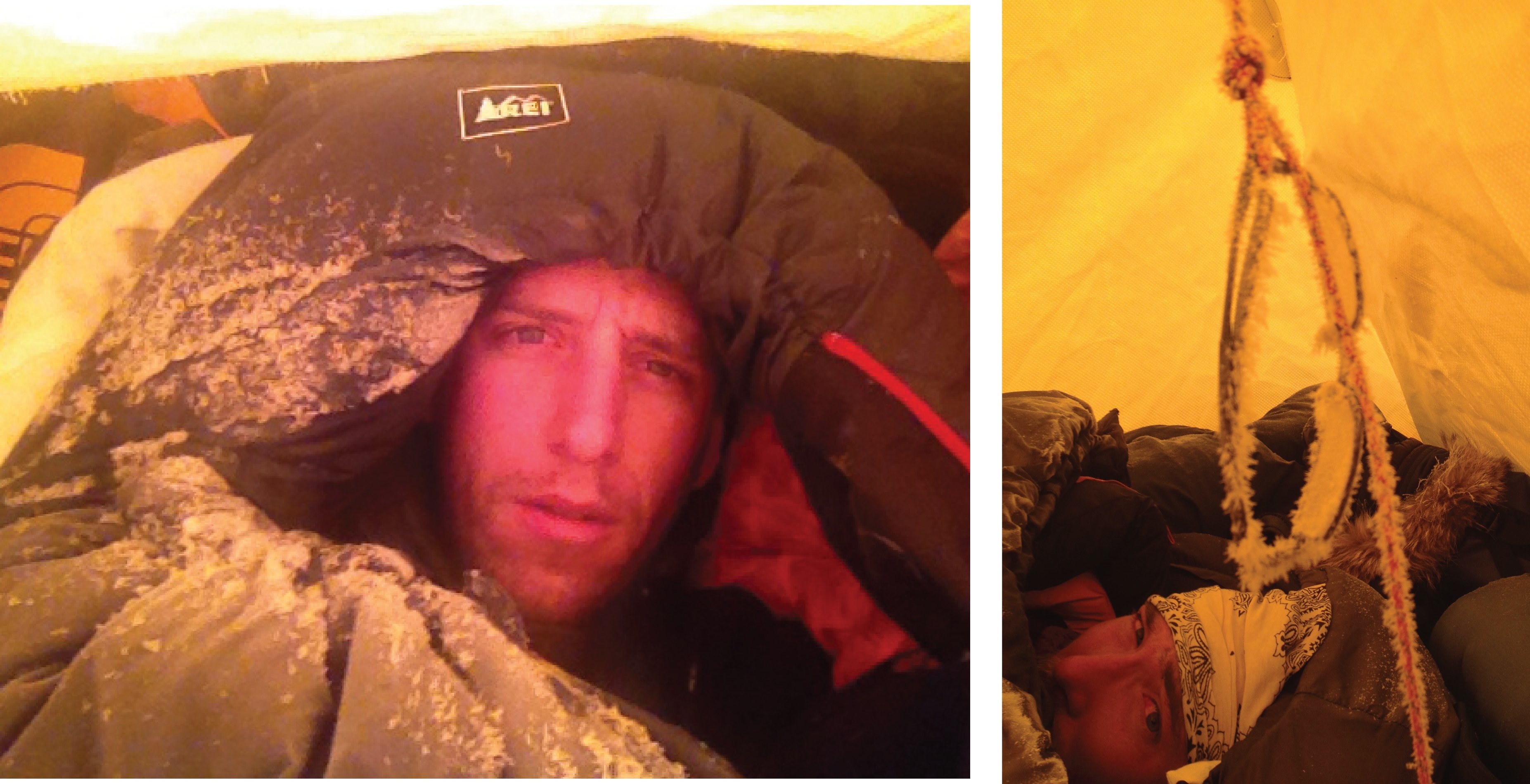 Early morning selfie! Not fully ready yet to put our cold weather gear on.