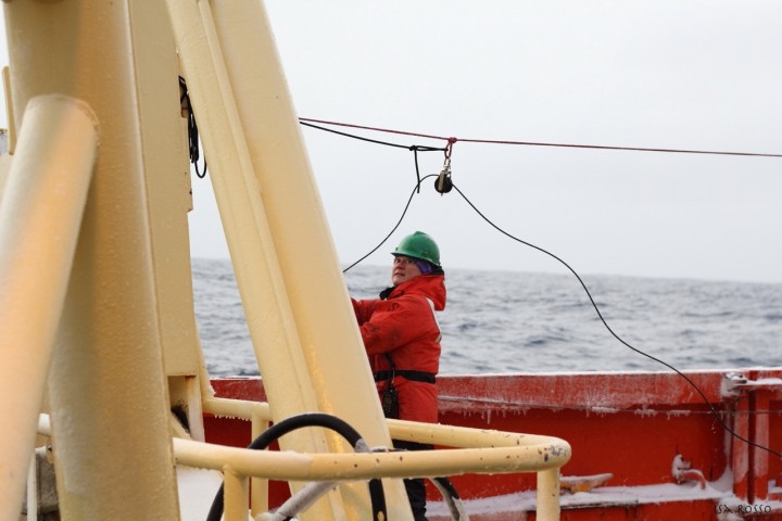 Joaquin guiding the cable Photo credit: Isabella Rosso