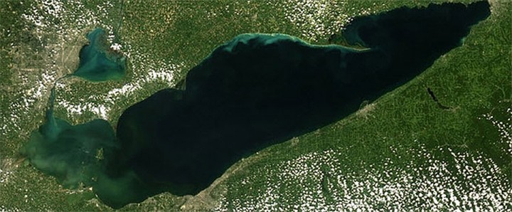 Harmful Algae Bloom in Lake Erie http://oceanservice.noaa.gov/hazards/hab/
