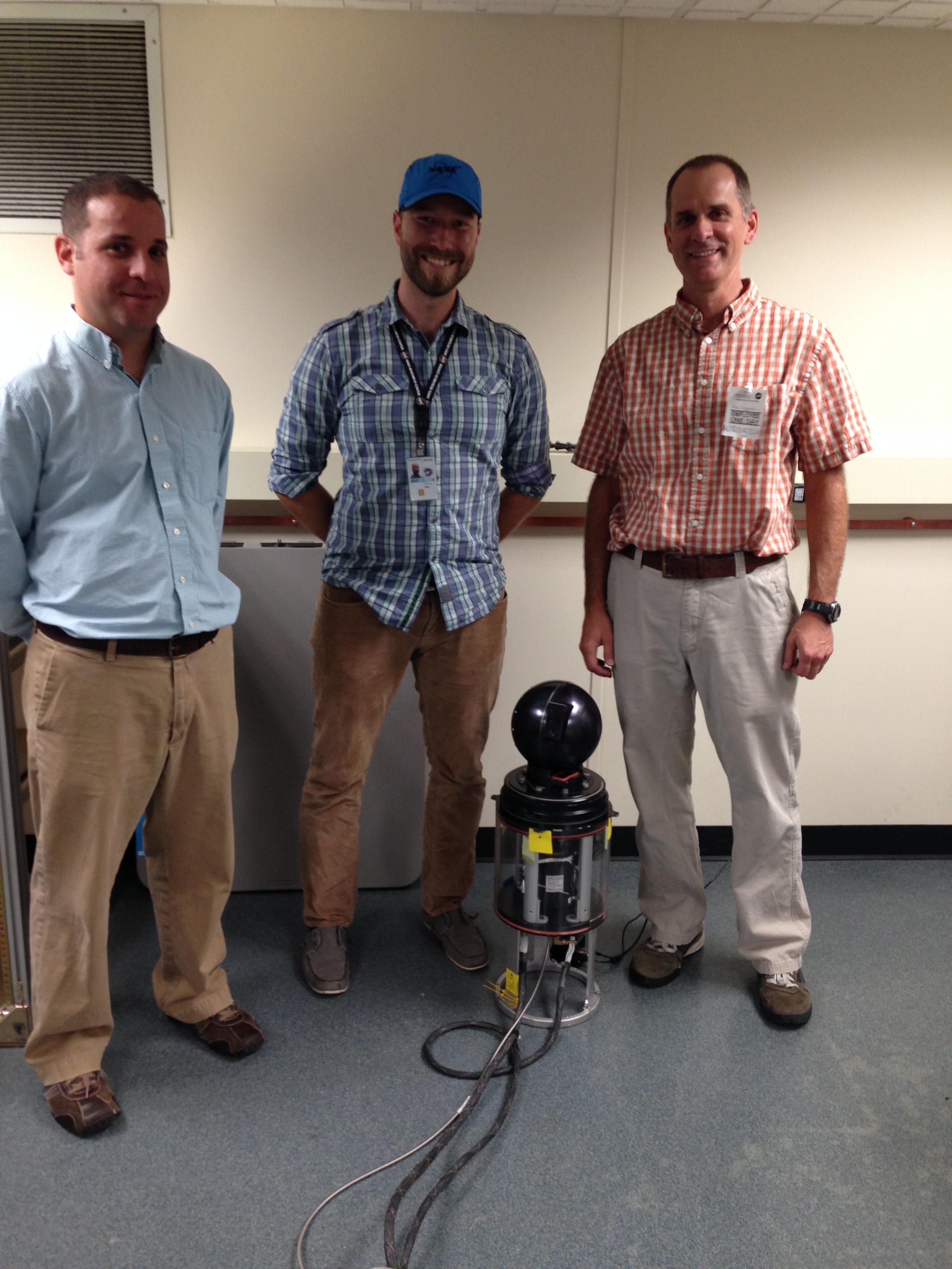 Researchers with 4STAR instrument