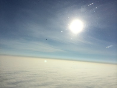 Above the clouds