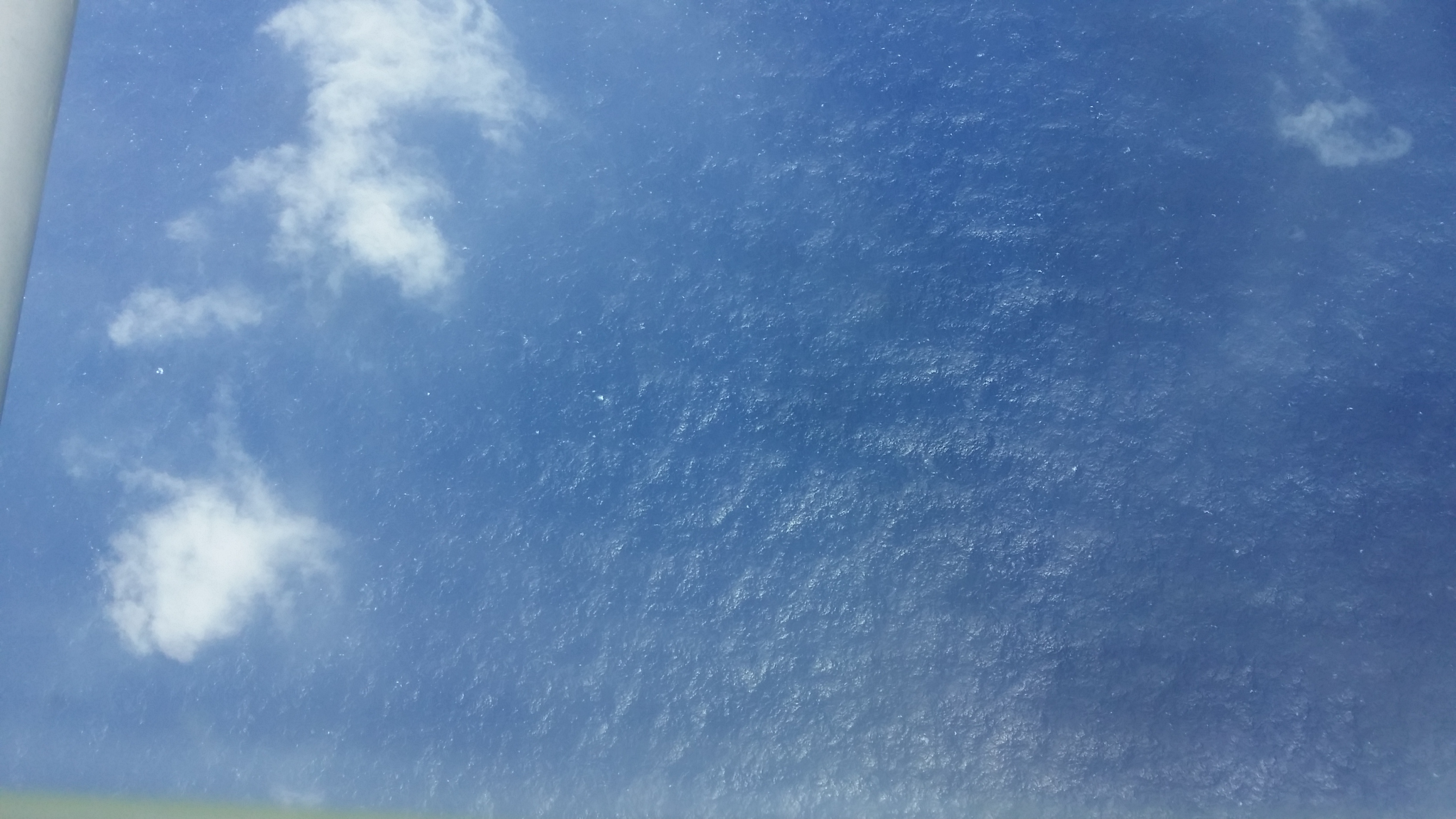 calm ocean surface in Edouard Eye, 9/15