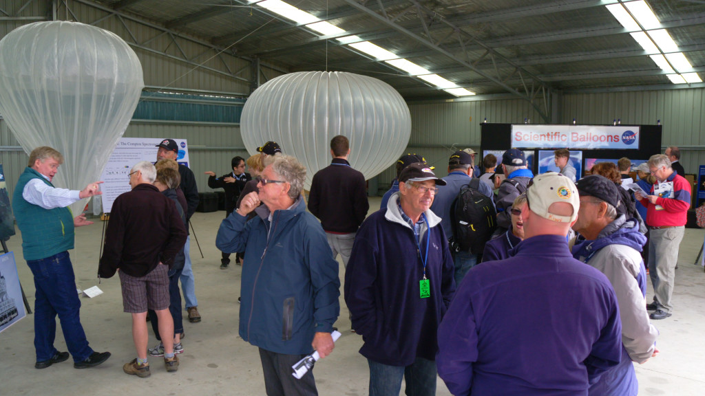 Balloon Program personnel attend an outreach event in New Zealand.