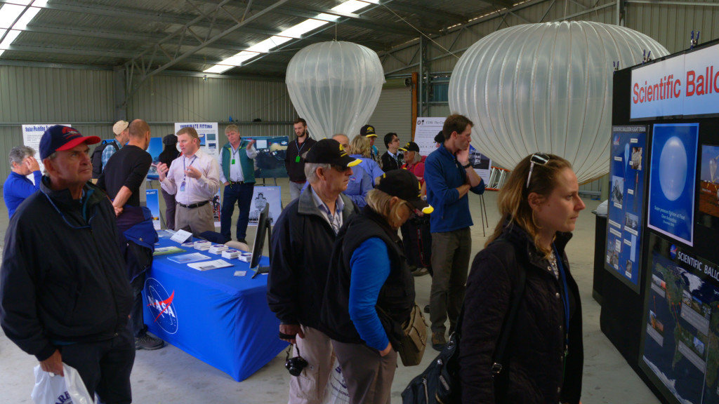 Balloon Program personnel attend an outreach event in New Zealand.