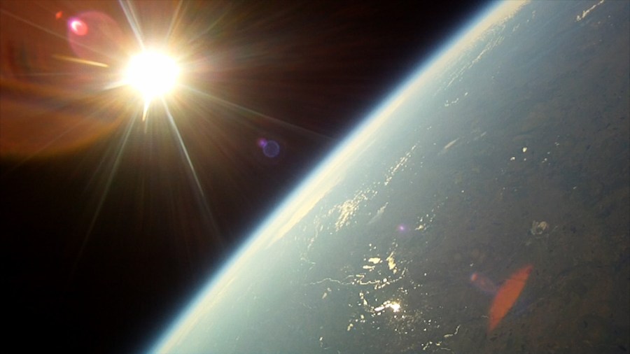 View from a super pressure balloon