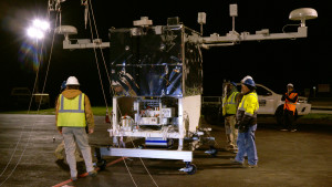 COSI payload on the flightline