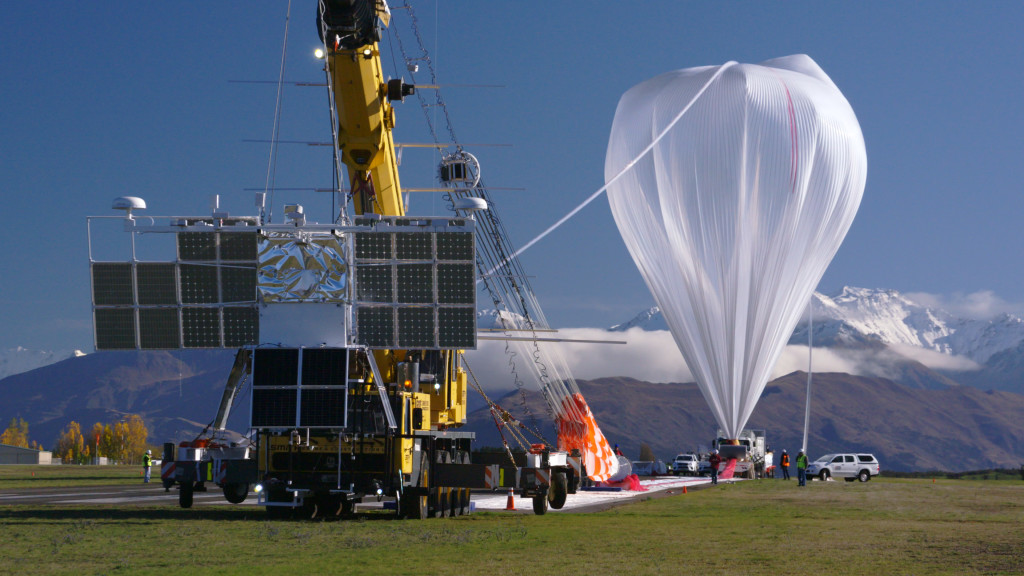 Super Pressure Balloon at launch