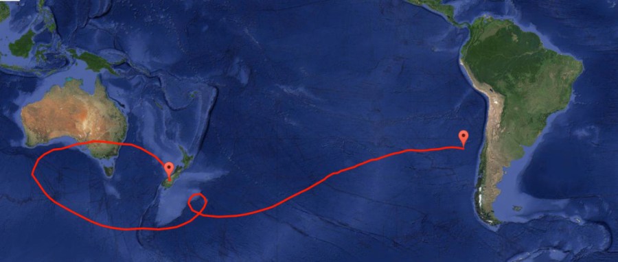 Super Pressure Balloon ground track