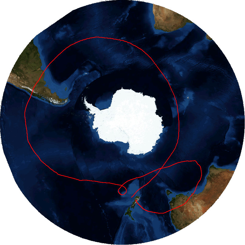 Super Pressure Balloon's first circumnavigation
