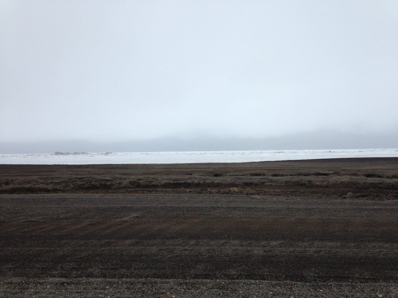 Our view of sea ice from The House.