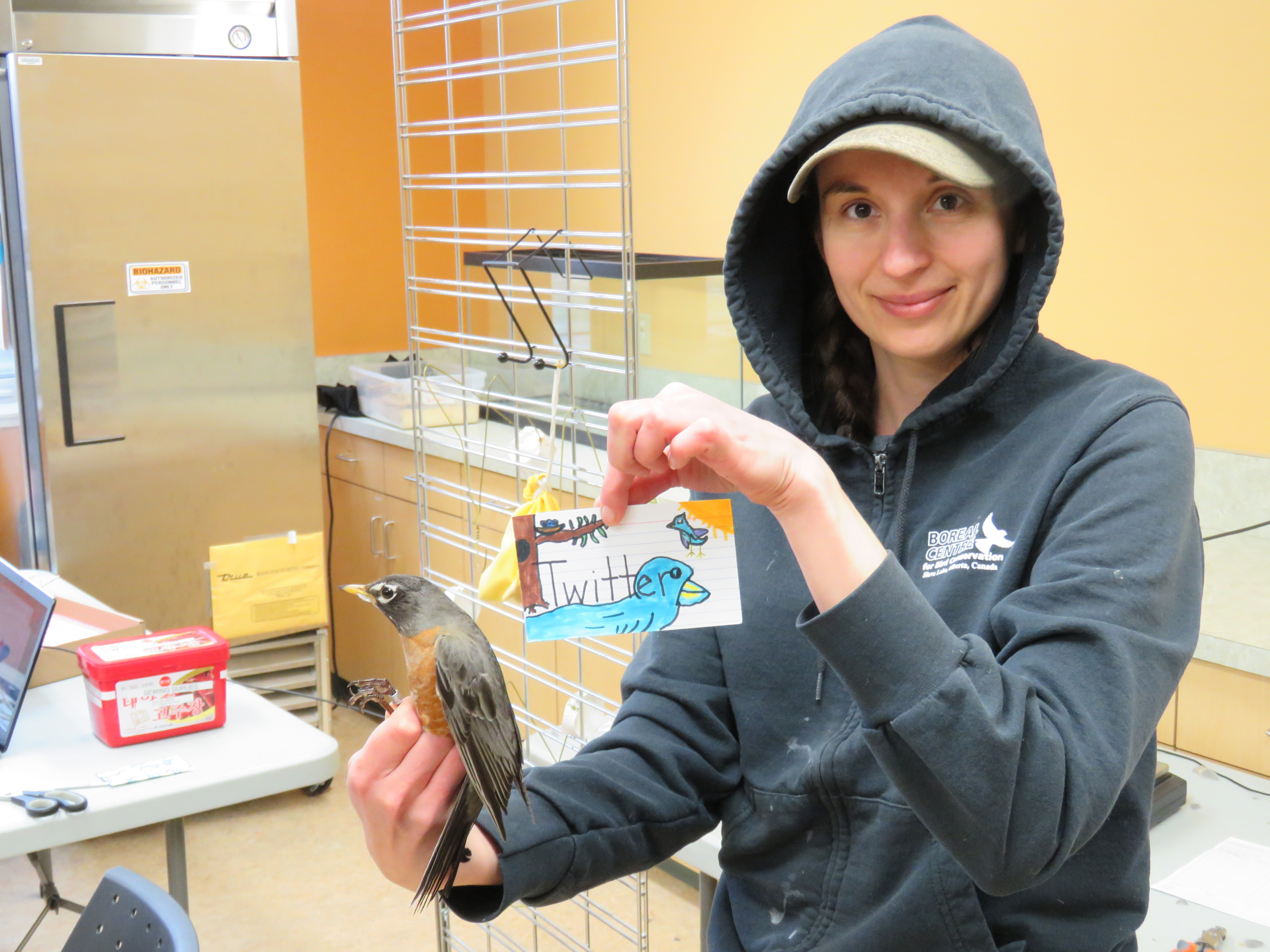 Twitter is an adult female. Her name was chosen by Mrs. Wagner’s 4th grade class. (photo credit: Ruthie Oliver)