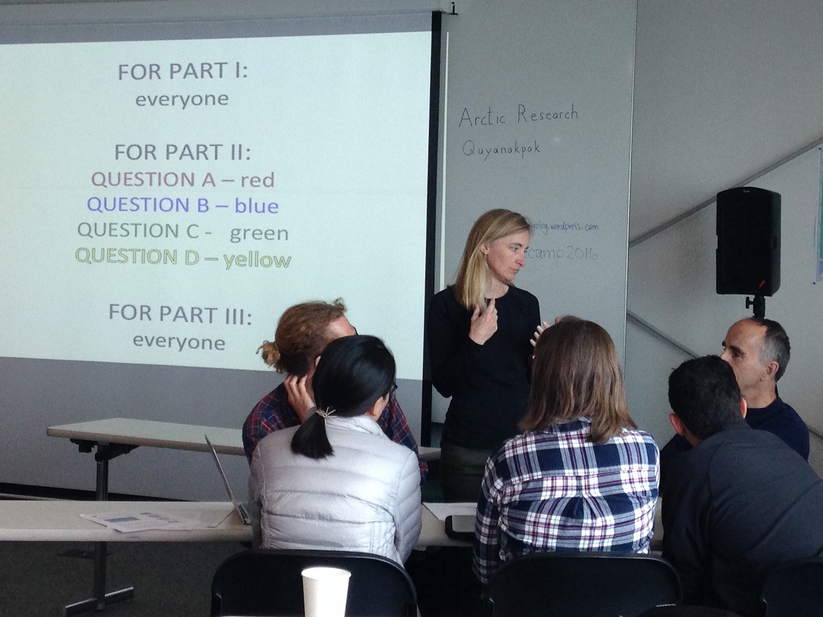 the Red Team in the classroom.