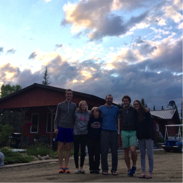 Our team and Rita. From left to right: Kylen Solvik, Liz Wiggins, Rita, Brendan Rogers, Sander Veraverbeke, and Jocelyne Laflamme. Missing: Catherine Dieleman, who had to fly home early for a friend’s wedding. (Credit: Solvik)