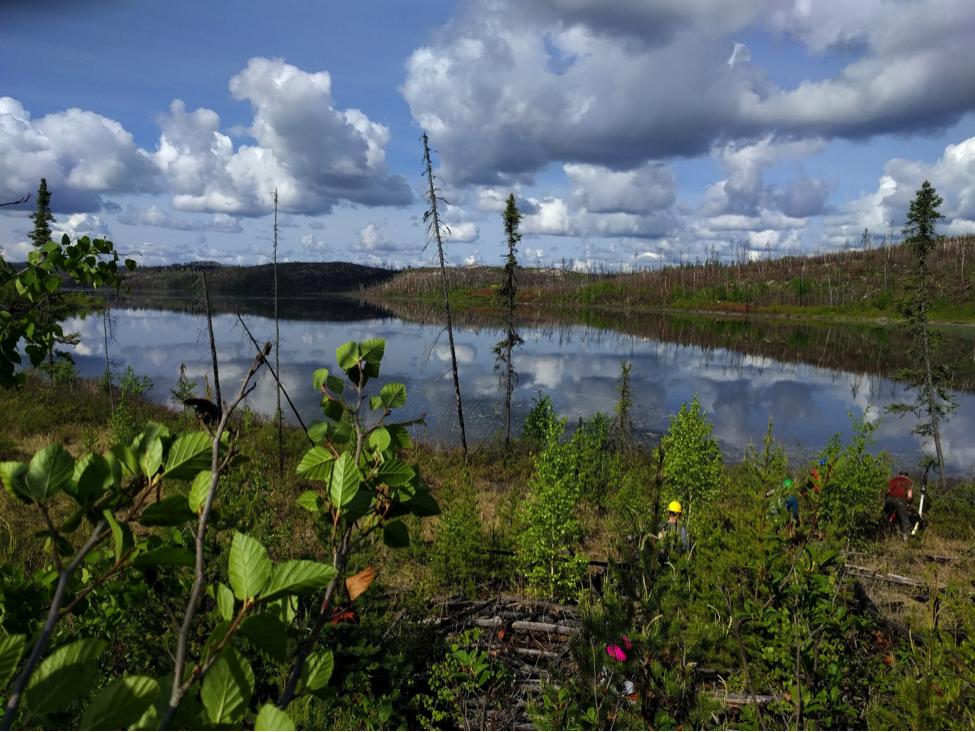 Our maneuvers in challenging terrain are rewarded by gorgeous vistas of landscapes that are untouched - except by fire. (Credit: Veraverbeke)
