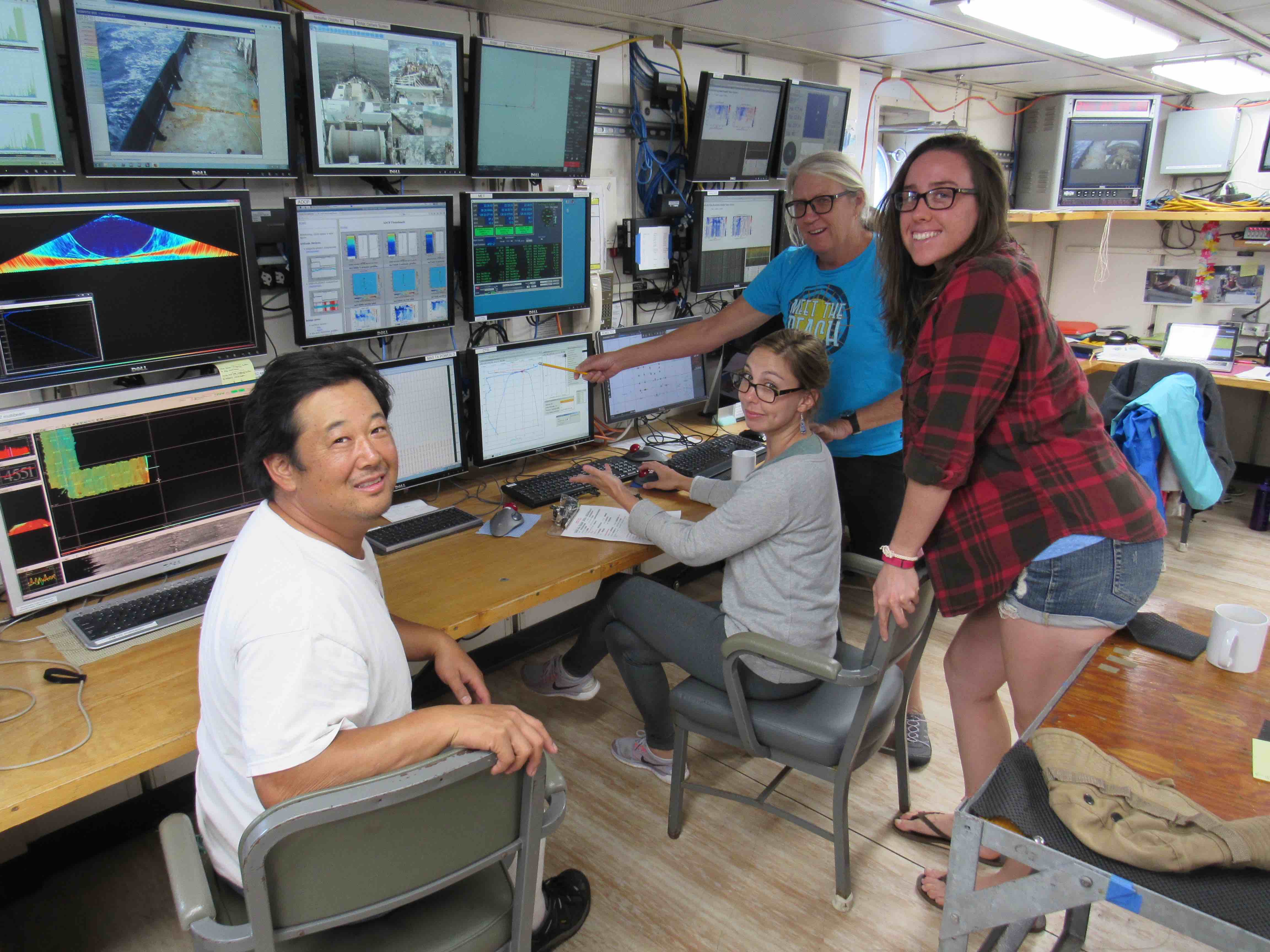 The CTD team (Spencer, Leah, Janet, and Kristin).