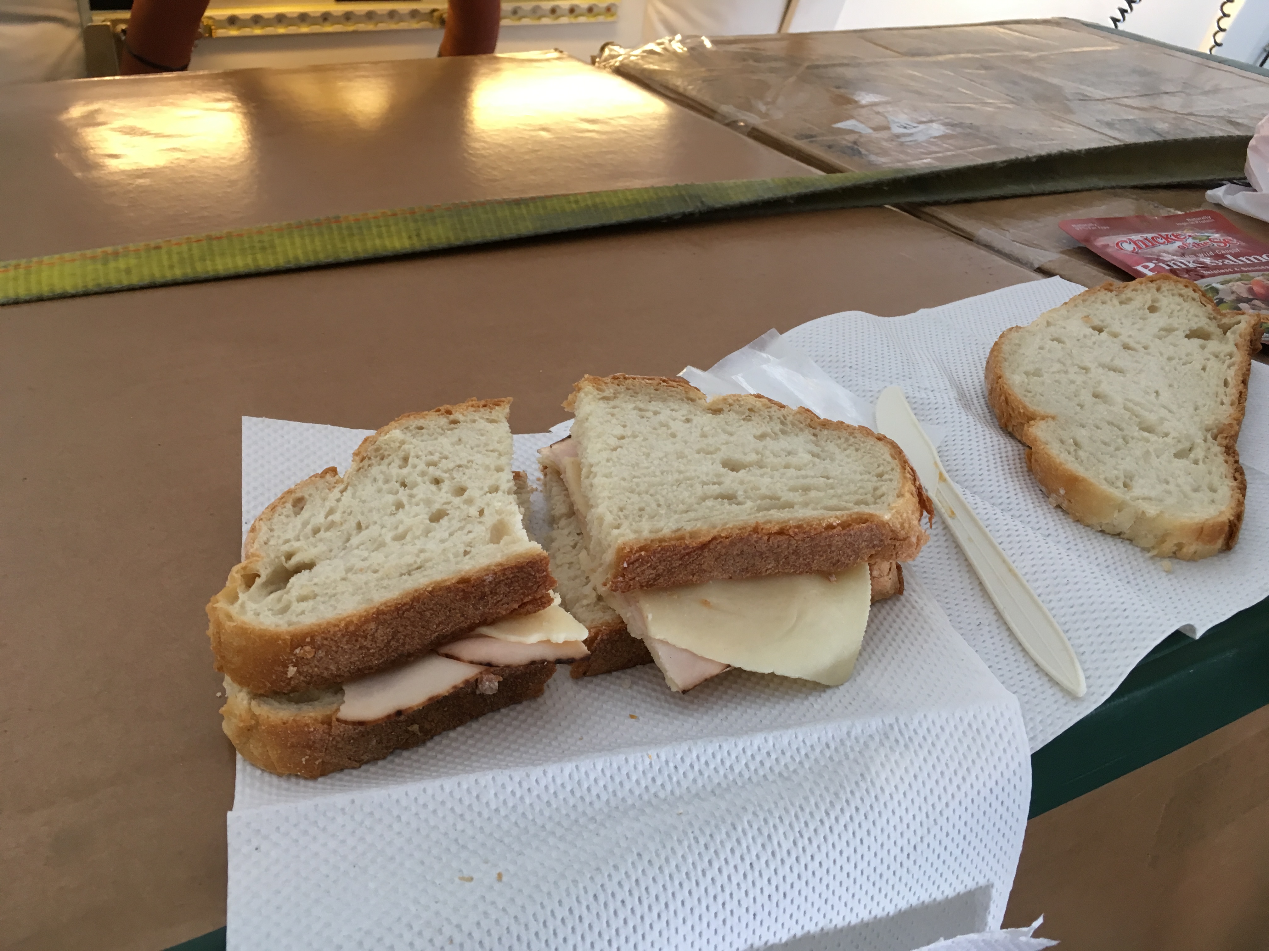 Not the most inspiring lunch… Photo by Róisín Commane