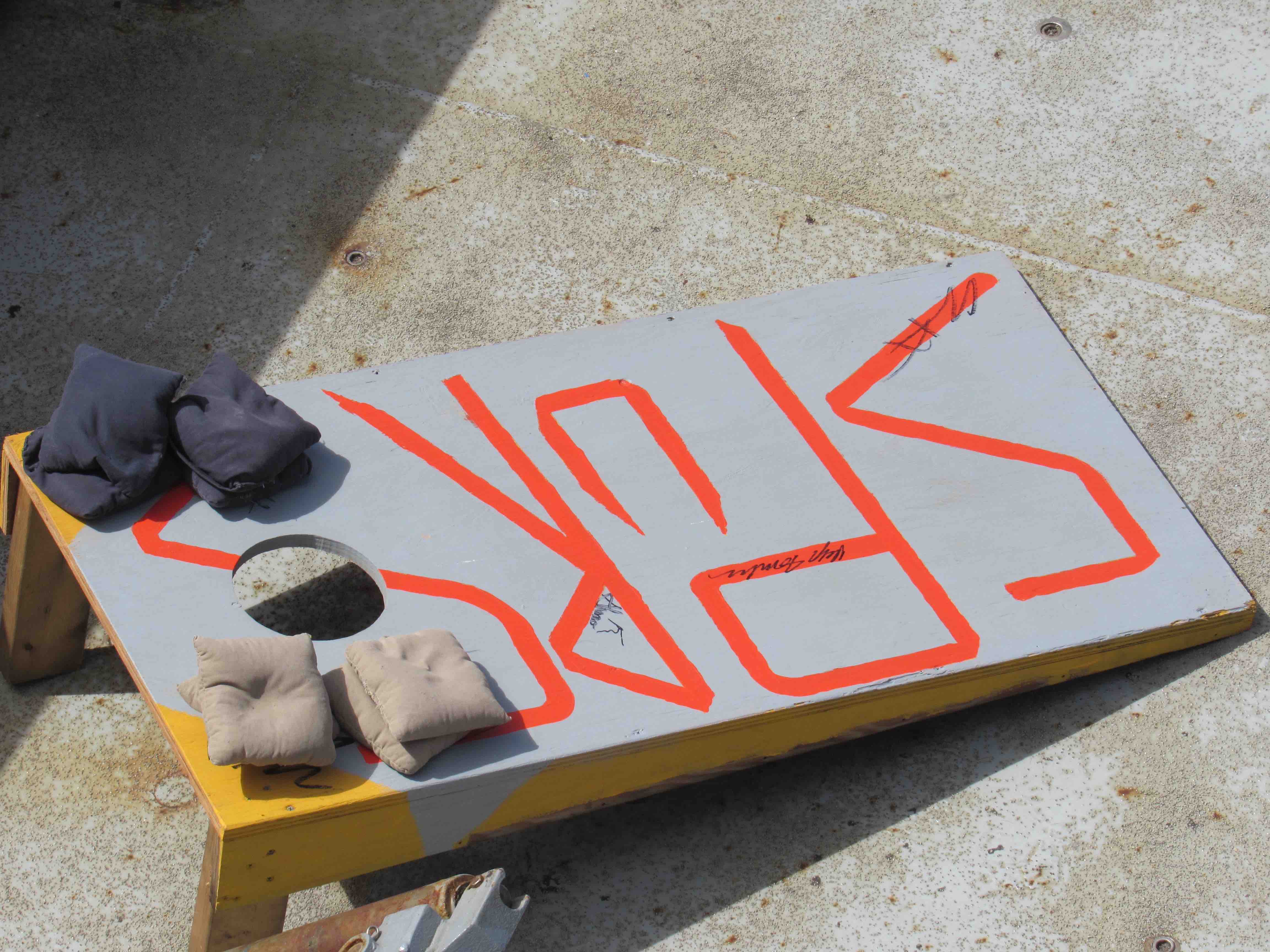 A game devised to forestall channel fever.