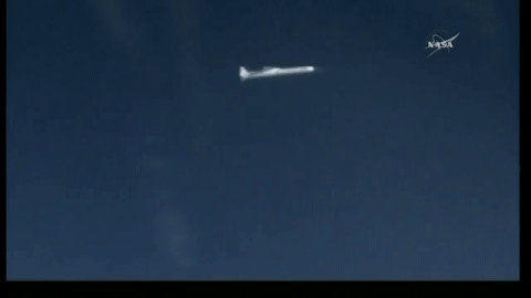 Animated gif of Pegasus drop and ignition