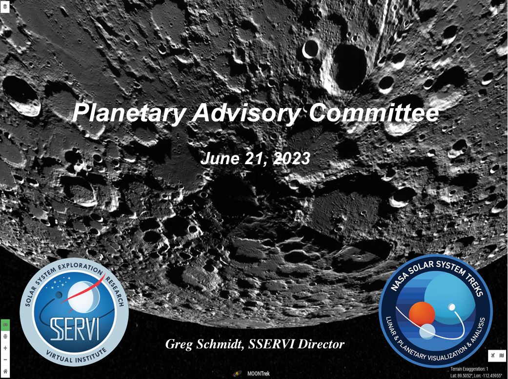 title slide with black-and-white Moon image in background