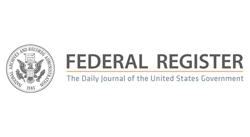 federal register logo with national archives seal