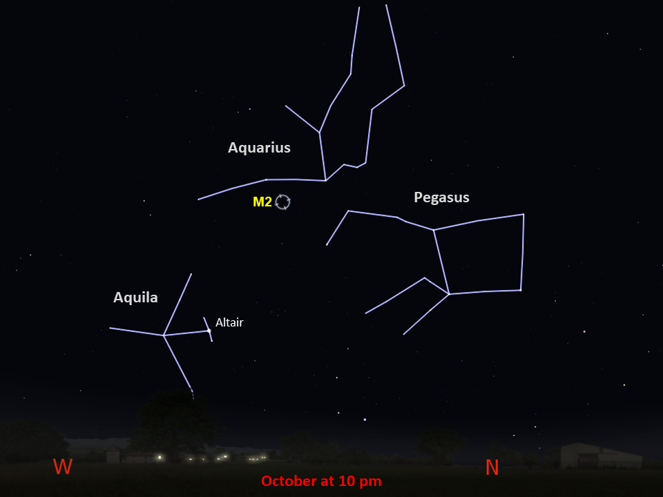 locator star chart for M2