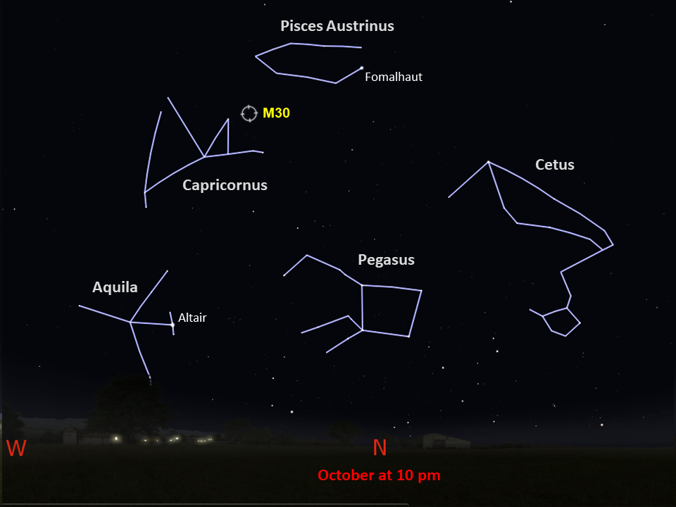 locator star chart for M30