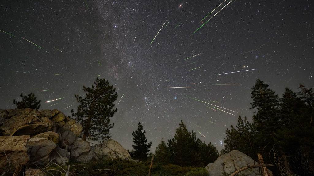 When meteoroids enter Earth’s atmosphere, or that of another planet, at high speed and burn up, they’re called meteors. 