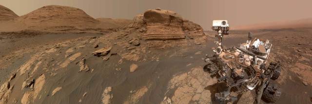 The Mars Curiosity Rover Explores the Red Planet