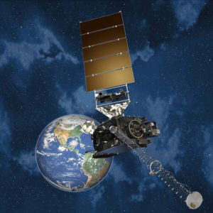GOES-R Spacecraft with Earth in the Background